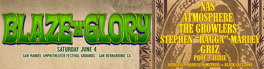 Blaze N Glory Festival: Griz, Nas, Atmosphere & Stephen Marley